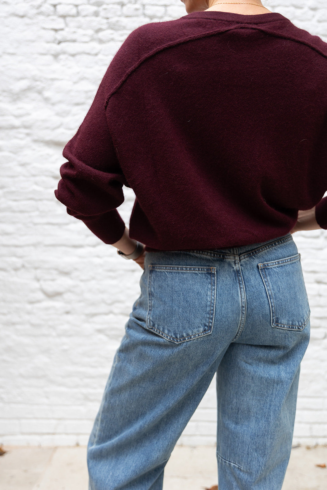 BURY cardigan - Bordeaux