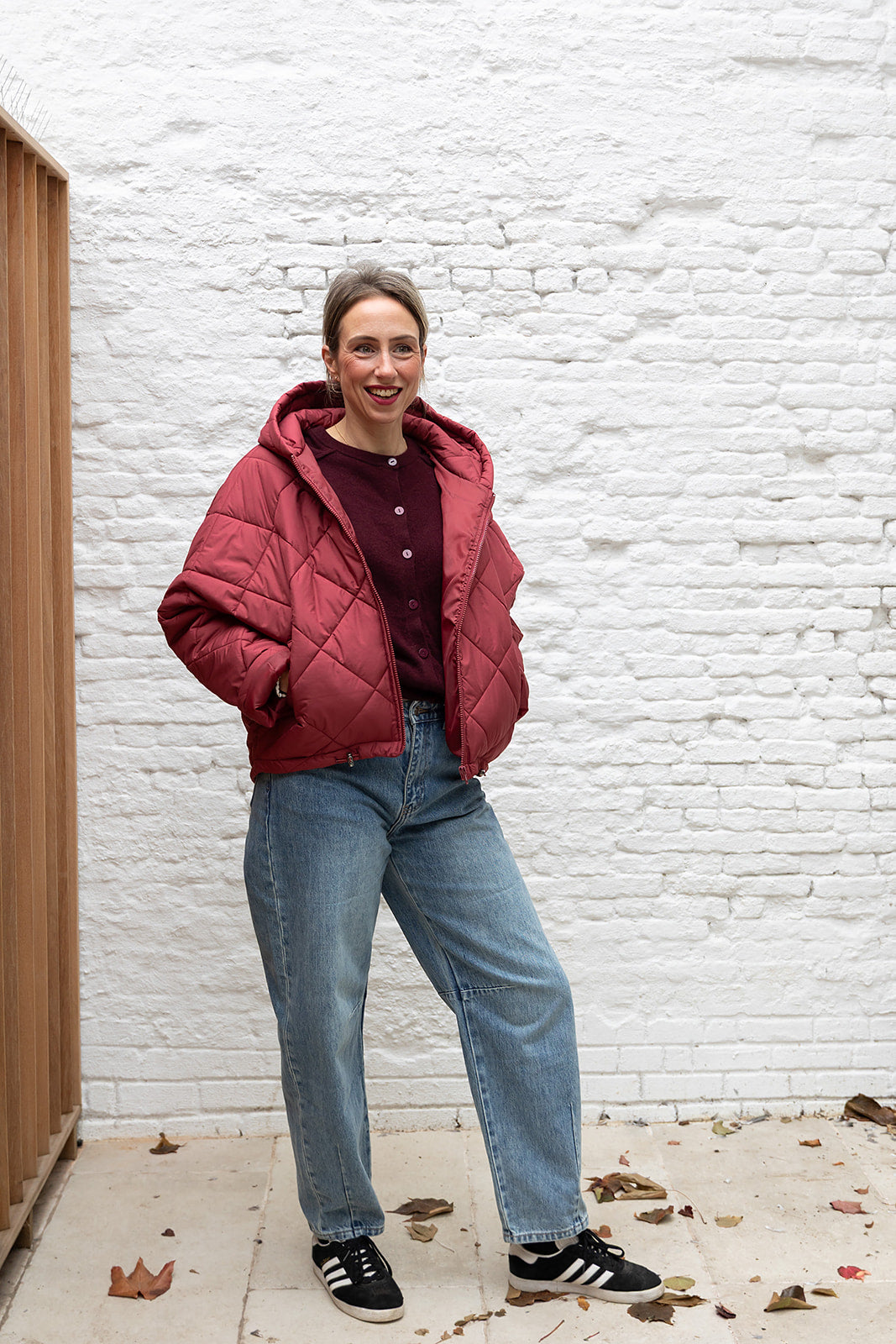 ESTELLE puffer -Brique