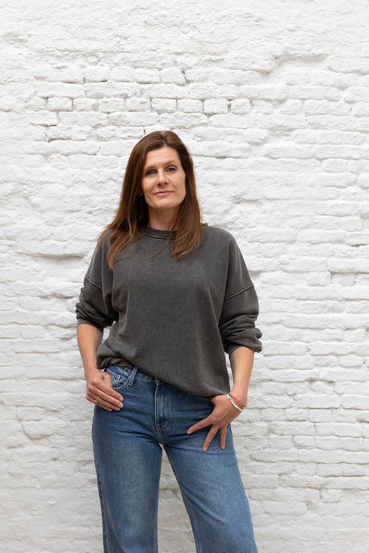 SARA sweater - Washed black