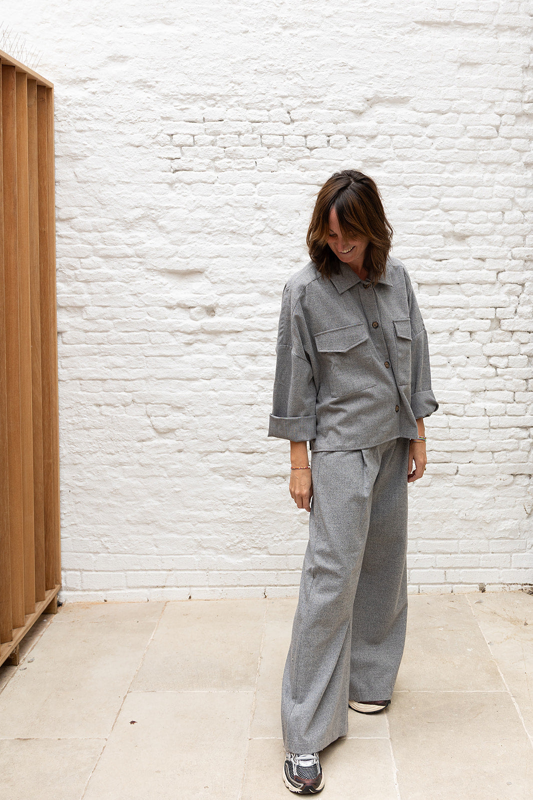 LYLOU vest - Grey melange