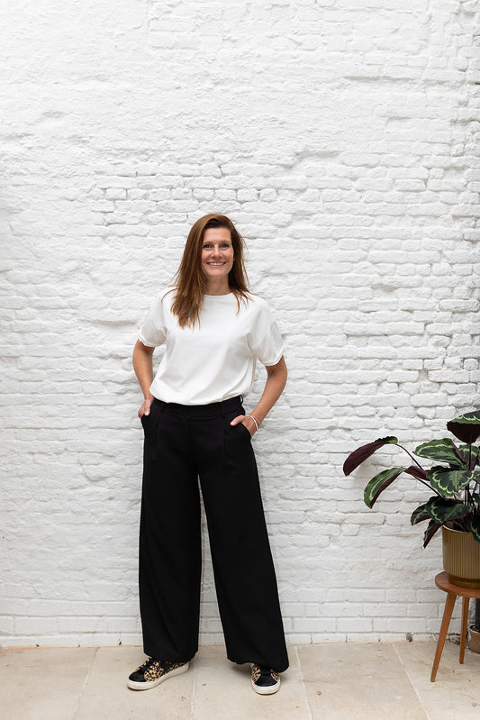 WESLEY Pantalon - Zwart