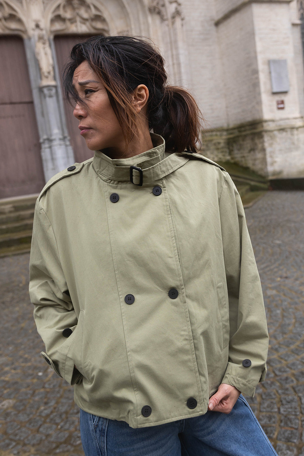 ZOFIE trench - Kaki
