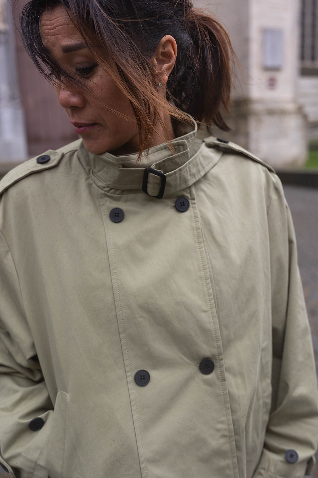 ZOFIE trench - Kaki