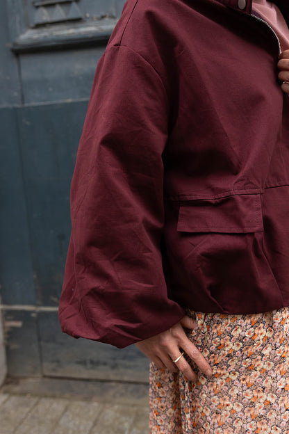 JILL vest - Bordeaux