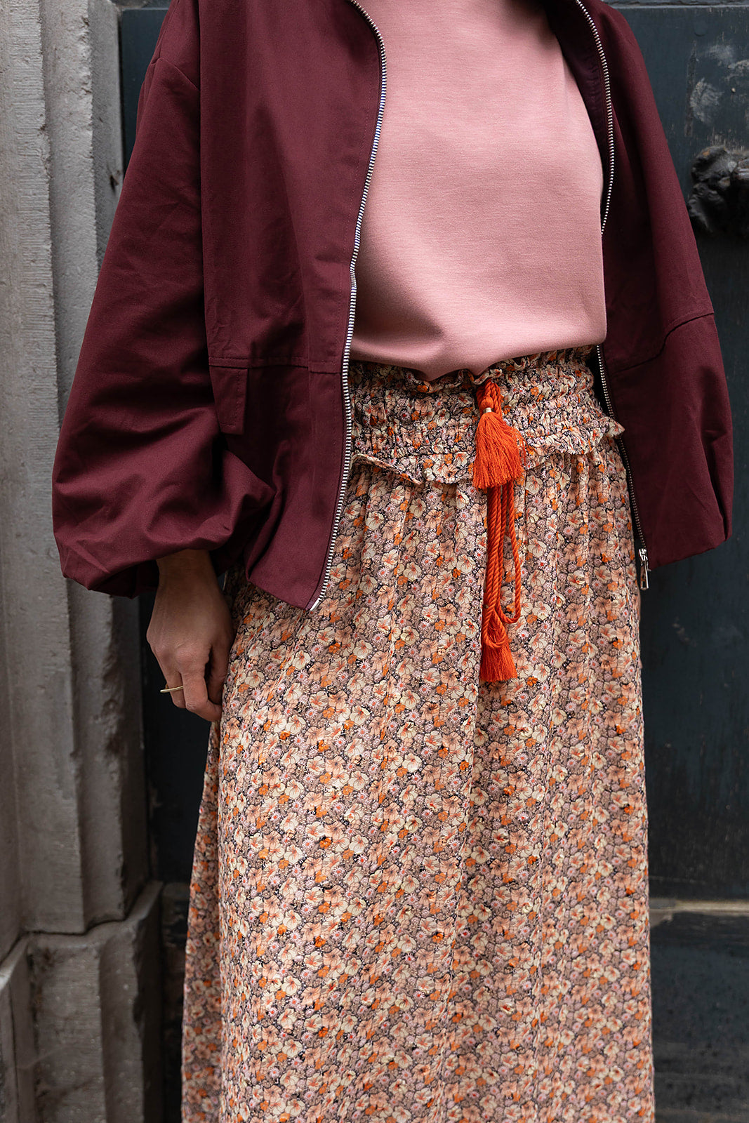 JILL vest - Bordeaux