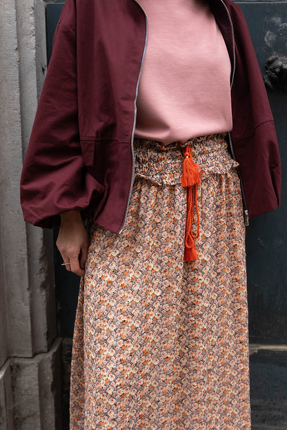 JILL vest - Bordeaux
