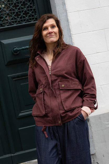 BRODY jacket - Bordeaux