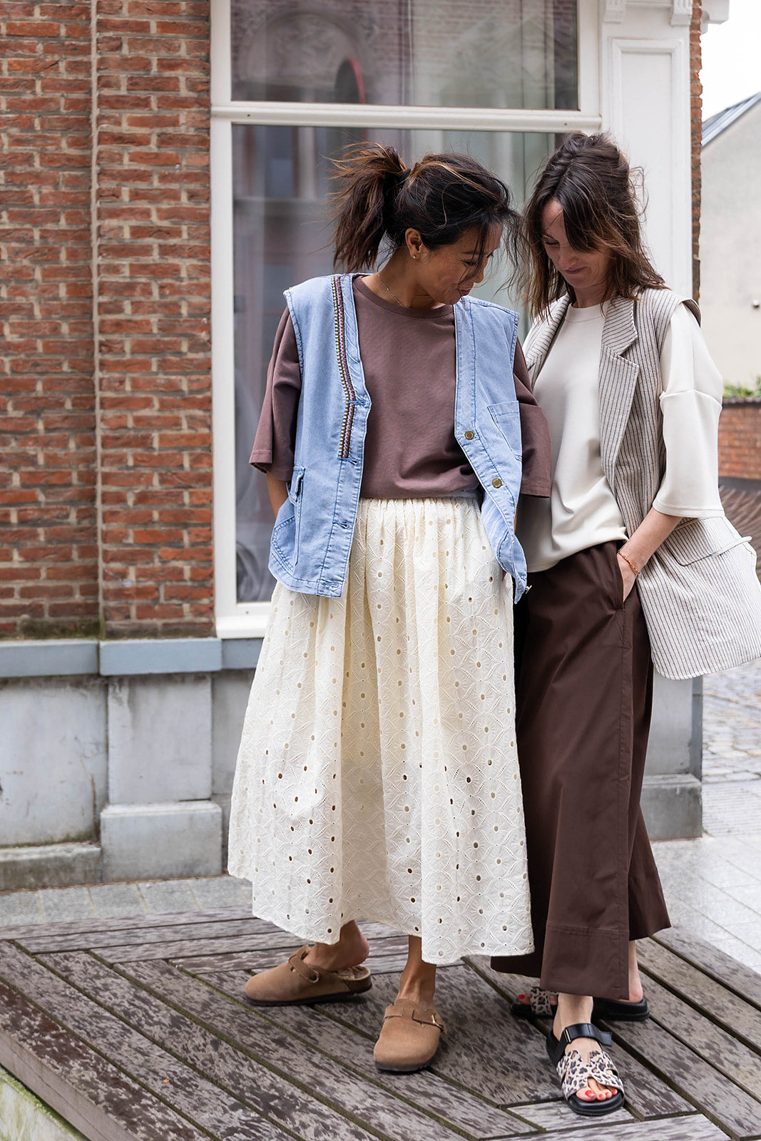 GORGEOUS rok - Ecru