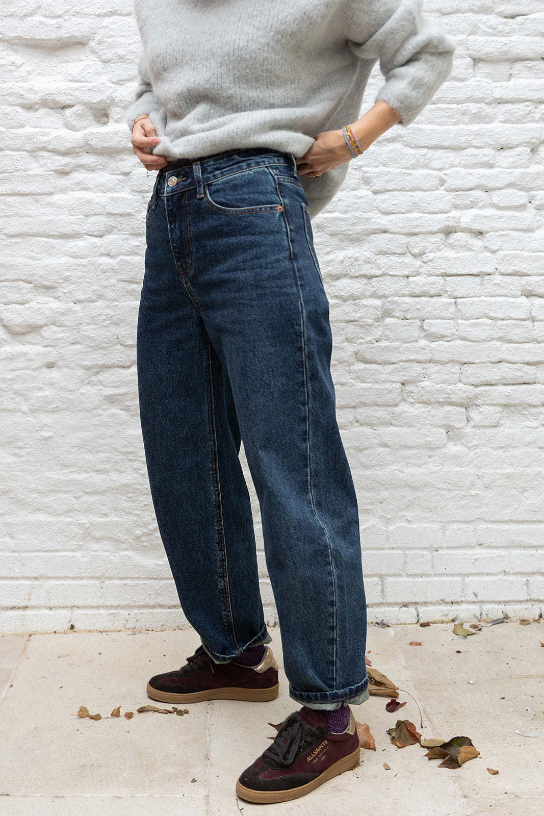 Barrel denim - Dark blue