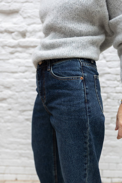 Barrel denim - Dark blue