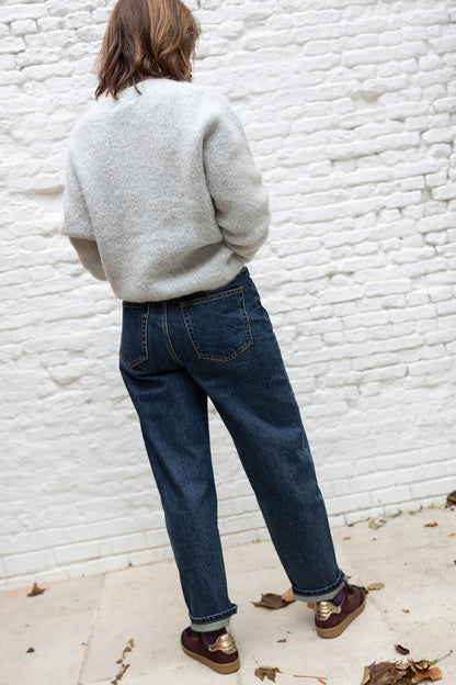 Barrel denim - Dark blue