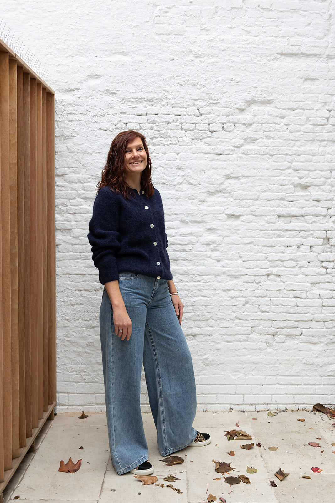 FRIE cardigan - Nachtblauw