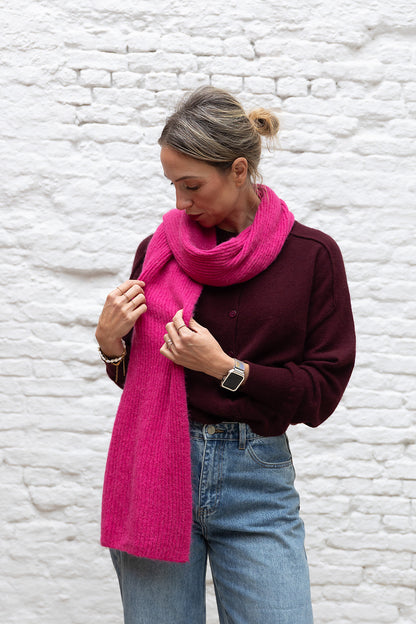 BURY cardigan - Bordeaux