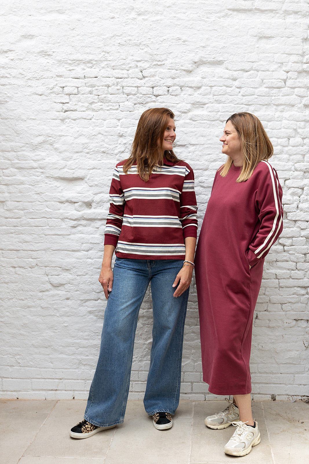 Sweater dress- Bordeaux