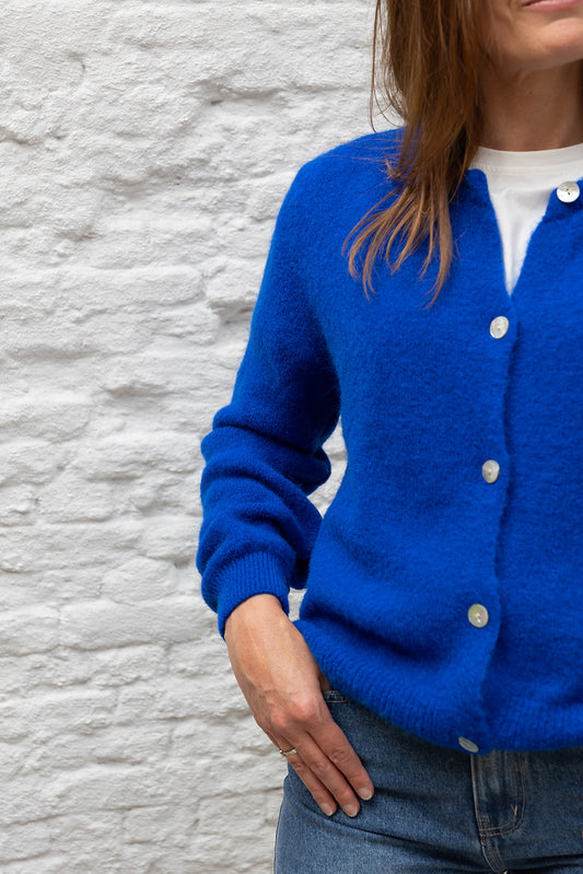 Soda cardigan - Kobalt