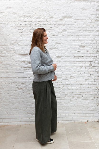 PAYTON cardigan - Grey melange