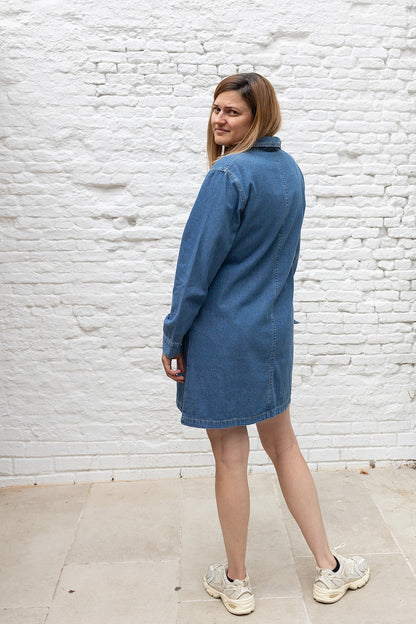 Denim jurk