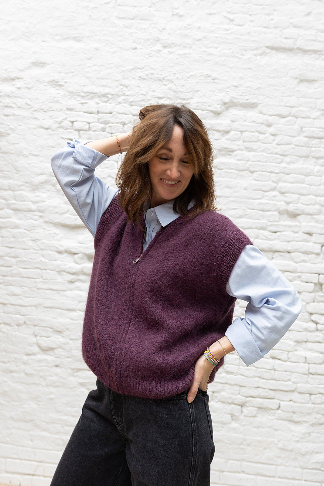 JANNA debardeur - Prune