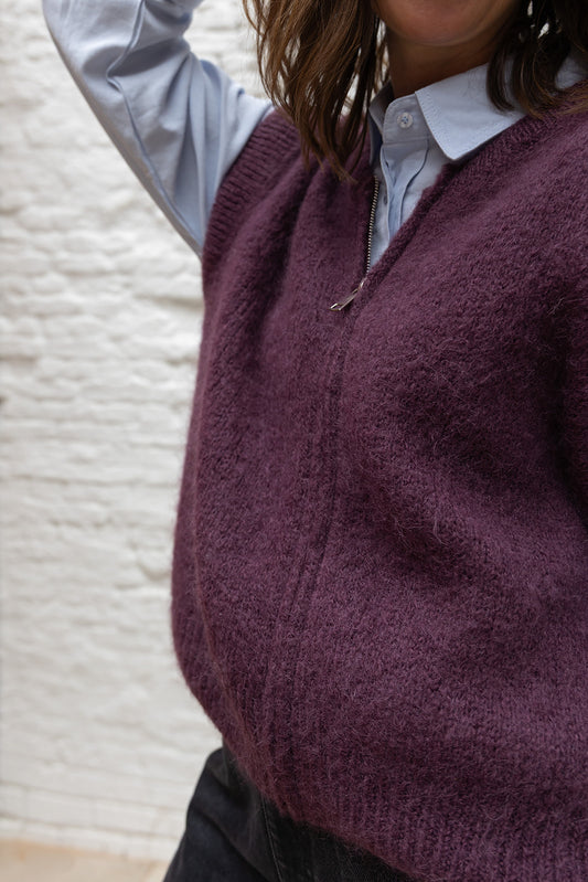 JANNA debardeur - Prune