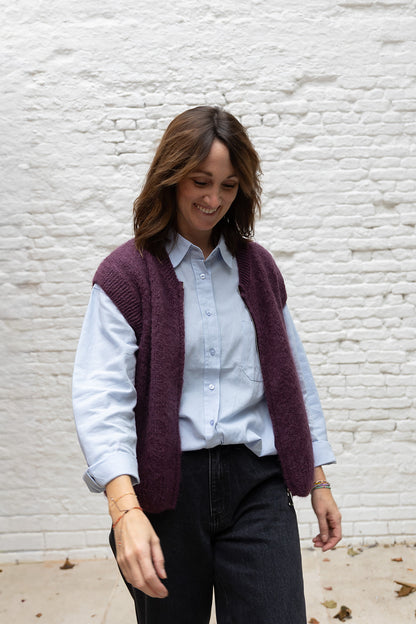 JANNA debardeur - Prune