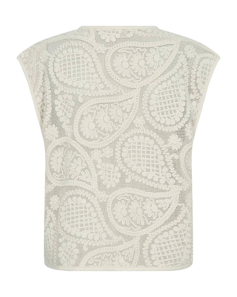 CROSSY waistcoat - Ecru